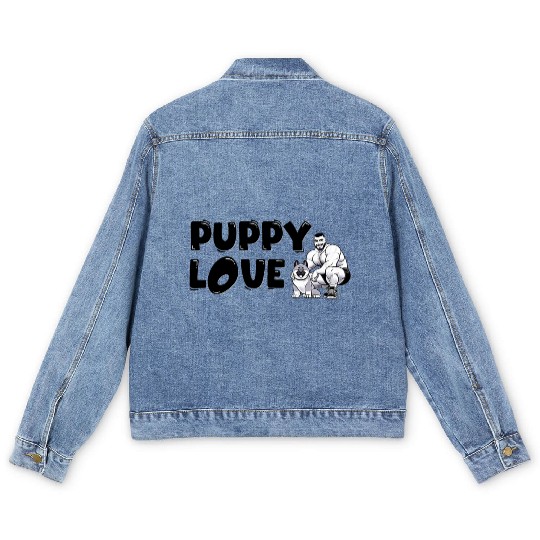 Puppy Love Men's Denim Jackets