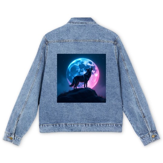 Howl of the Neon Moon Men's Denim Jackets