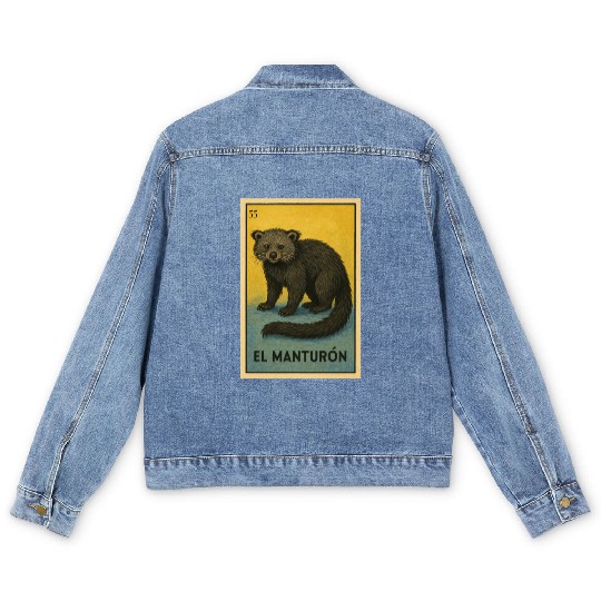 EL MANTURÓN - THE BEARCAT - LA LOTERÍA Men's Denim Jackets