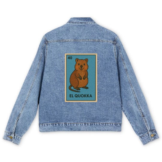 EL QUOKKA - THE QUOKKA - LA LOTERÍA Men's Denim Jackets