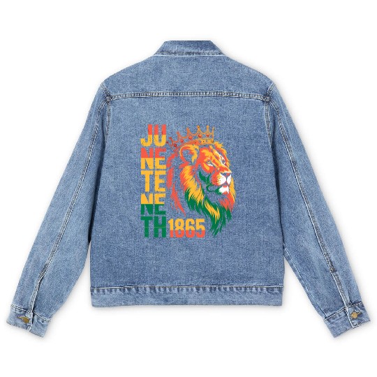 Juneteenth 1865 Men's Denim Jackets