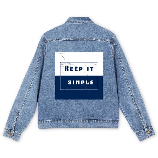 "Keep It Simple" Men's Denim Jackets