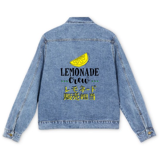 Lemonade Crew Retro Vintage Men's Denim Jackets
