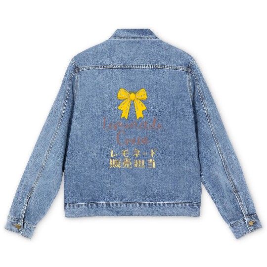 Lemonade Crew Yellow Bow Men's Denim Jackets