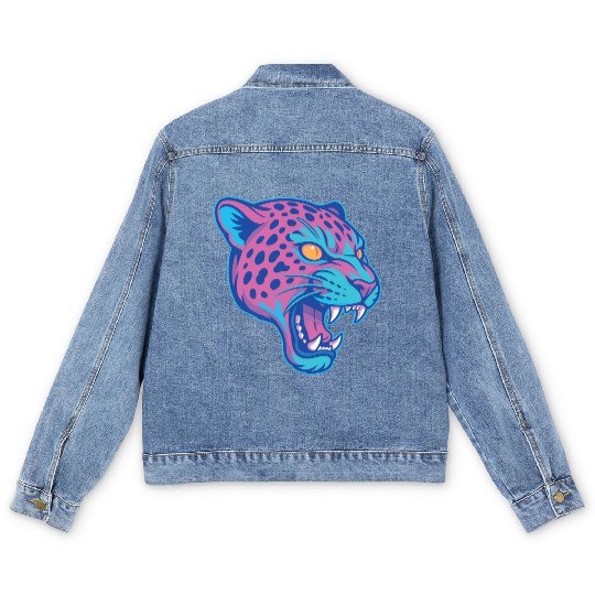 Jaguar pastel Men's Denim Jackets