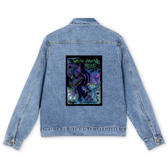 Alice in Wonderland Men's Denim Jackets