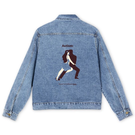 Autism: Dance To A Different Beat Men's Denim Jackets