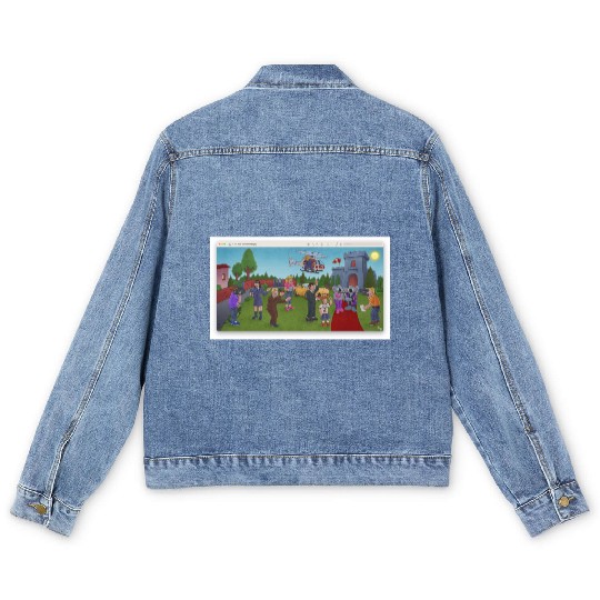 Koala Kimono Men's Denim Jackets
