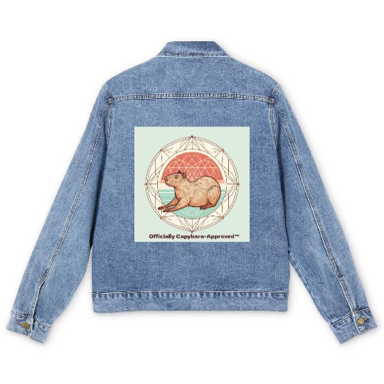 Officially Capybara-Approved™ Men's Denim Jackets
