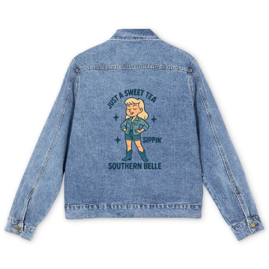 Sweet Tea Southern Belle Men's Denim Jackets