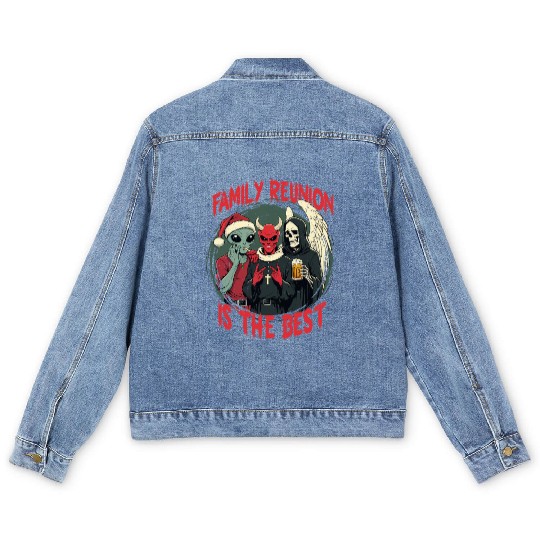 Occult Demonology Tarot Family Reunion Is The Best Men's Denim Jackets