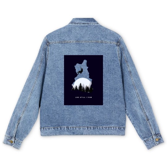 Sky Spirit Light Blue Adventure Men's Denim Jackets for Everyon