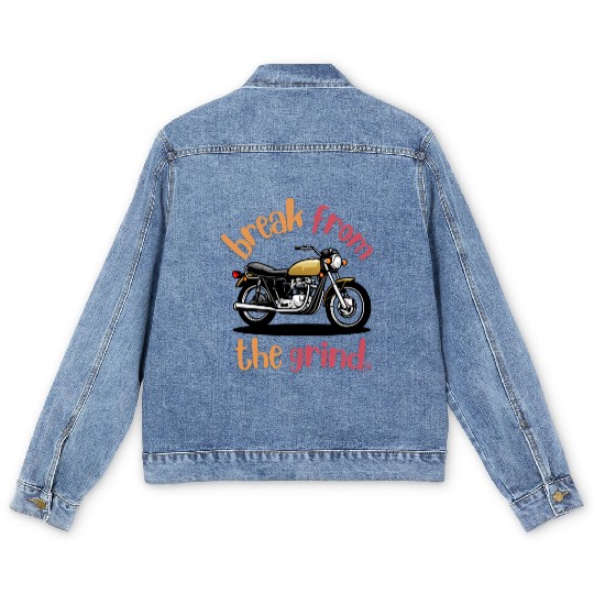 Motorcycle 1 Men's Denim Jackets