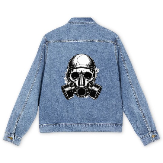 Toxic Skull – Apocalypse Style Men's Denim Jackets