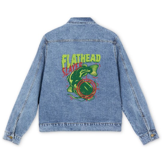 Flathead Catfish Flathead Slayer Men's Denim Jackets