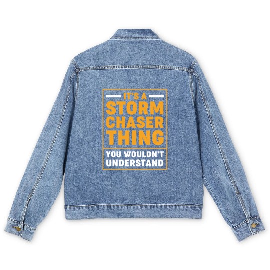 Storm Chaser Stormtrooper Weather Men's Denim Jackets