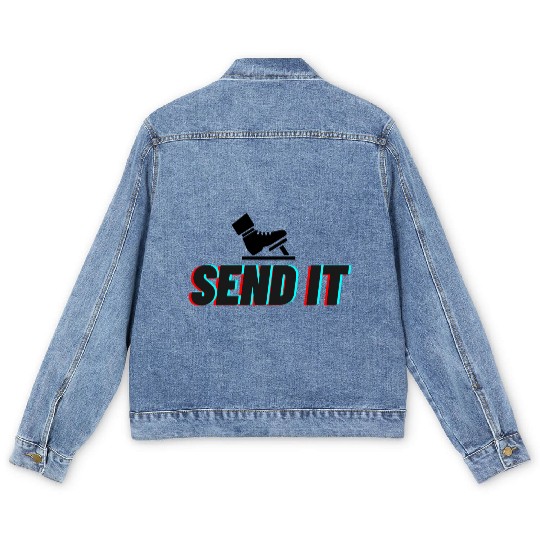 Send It Street Racing Men's Denim Jackets