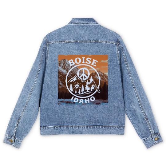 Boise, Idaho (O) Men's Denim Jackets