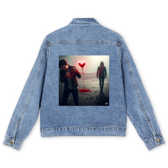 The Bleeding Heart Men's Denim Jackets