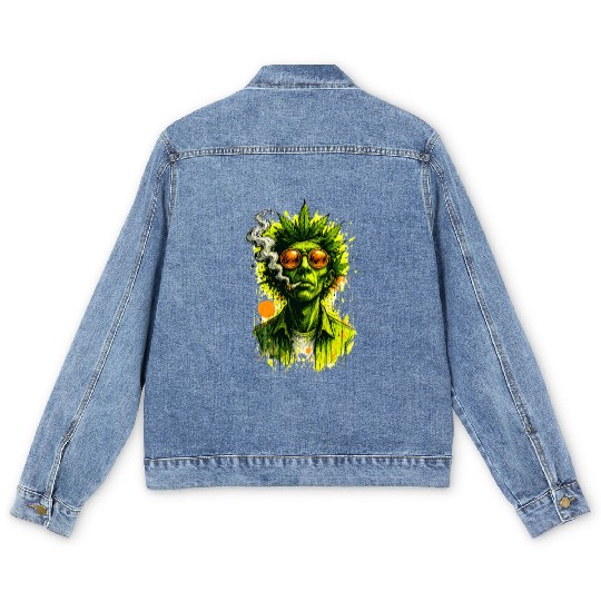 Psychedelic King Men's Denim Jackets