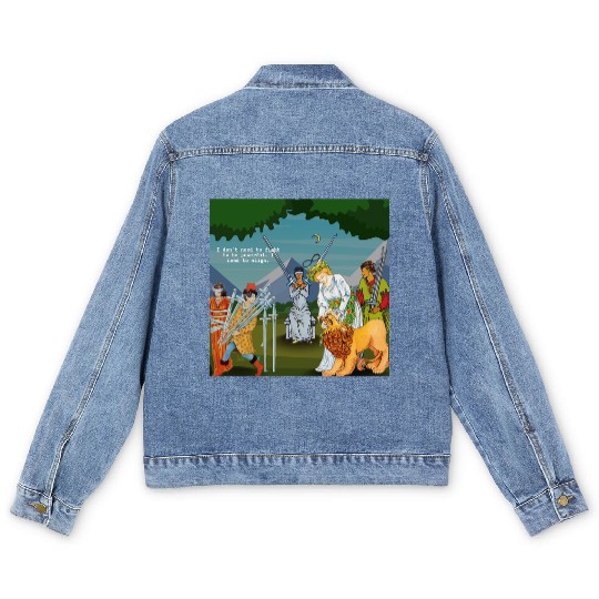 True Crime Tarot Gift Ideas Men's Denim Jackets