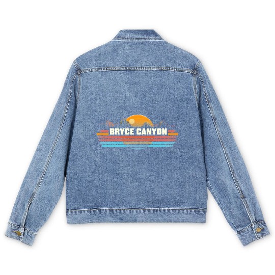 Bryce Canyon US National Park Vintage Men's Denim Jackets