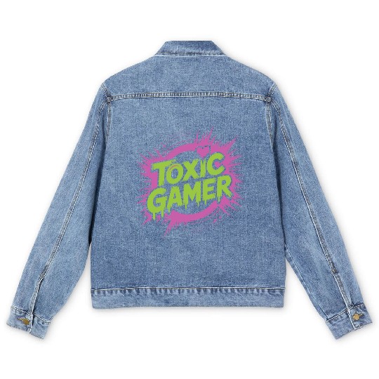 Toxic Gamer Men's Denim Jackets
