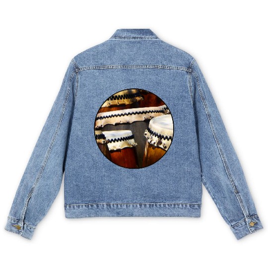 Japanese Drums Men's Denim Jackets