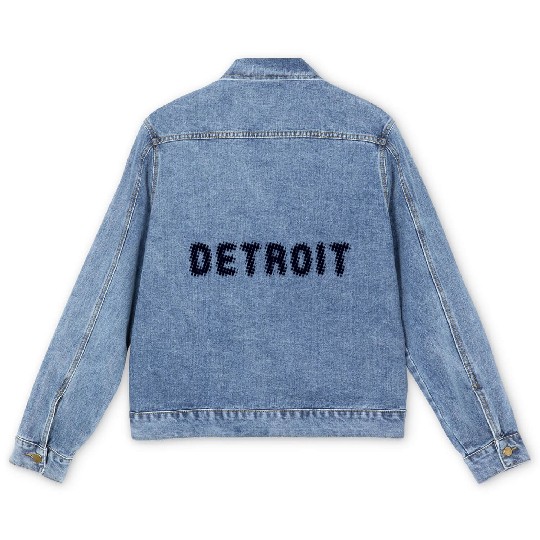 Detroit Michigan Men's Denim Jackets