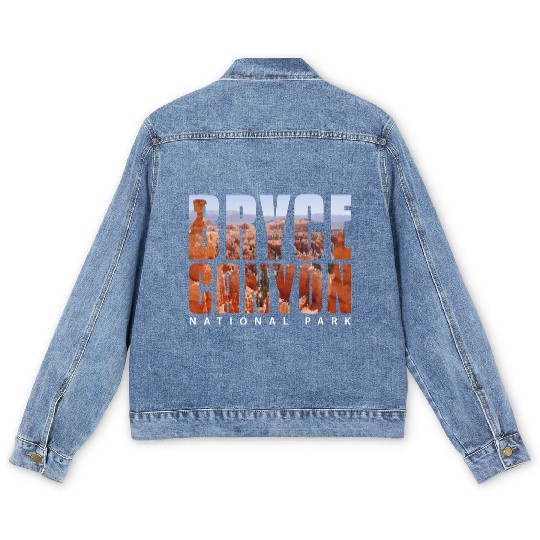 Bryce Canyon National Park Scenic Design Men's Denim Jackets