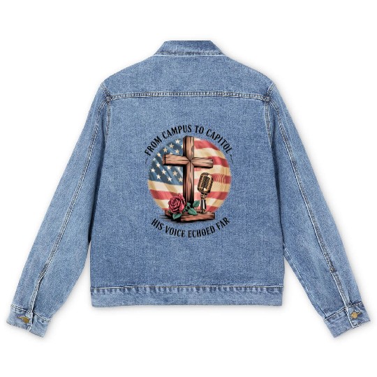 Charlie Kirk: Campus To Capitol Men's Denim Jackets