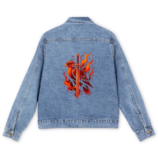 Blade of the Fearless Men's Denim Jackets