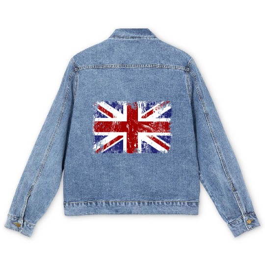 British Flag Union Jack Men's Denim Jackets