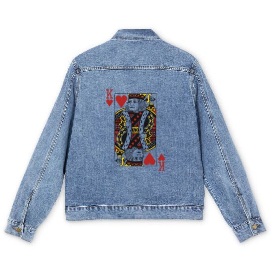 King of Hearts Men's Denim Jackets