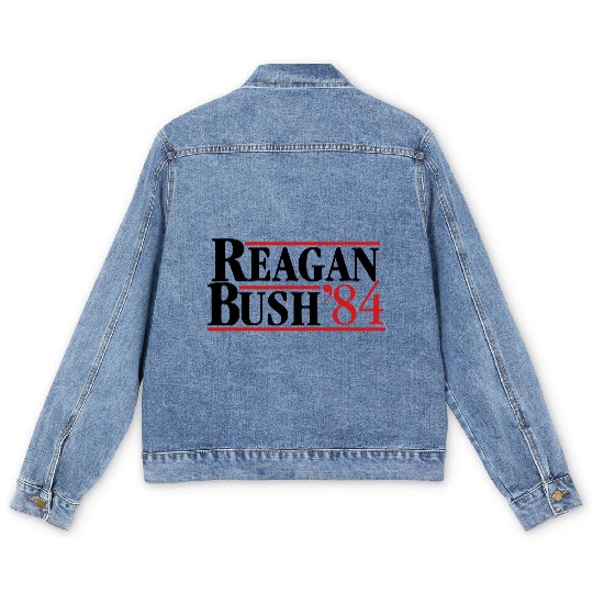 Reagan Bush '84 Men's Denim Jackets