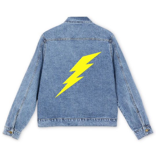 Lightning Bolt Men's Denim Jackets