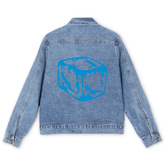 Ice Cube Design Men's Denim Jackets