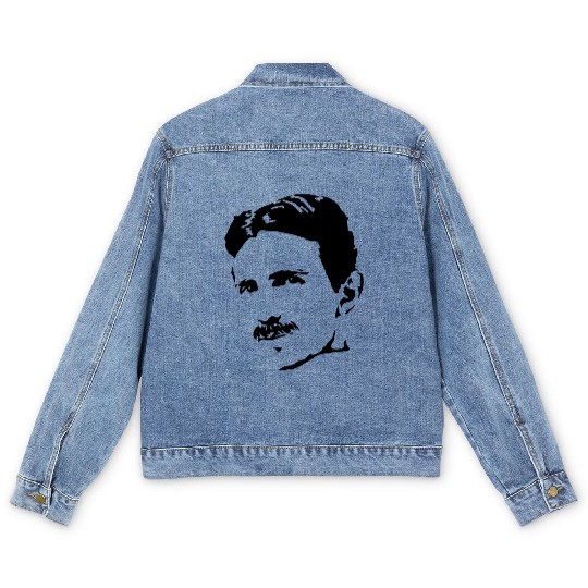 Nikola Tesla Men's Denim Jackets
