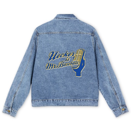Ueck Uecker Milwaukee Mr. Baseball Men's Denim Jackets