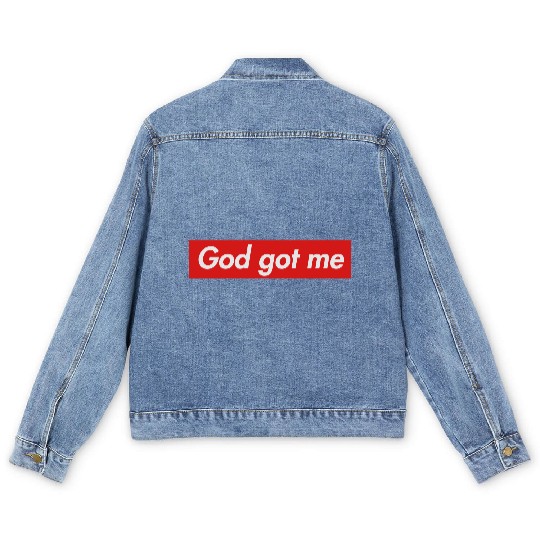 God got me Men's Denim Jackets