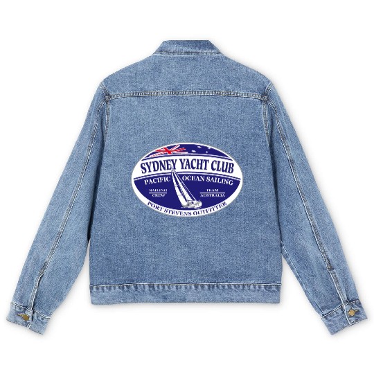 Pacific ocean sailing - Sydney Yacht Club Men's Denim Jackets