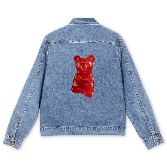 Gummy Bear (plain) Men's Denim Jackets
