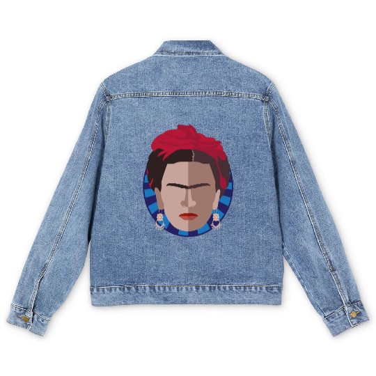 TGIF | Thank God it's Frida Kahlo Men's Denim Jackets