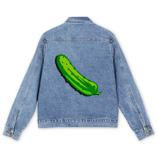 It's a giant pickle Men's Denim Jackets