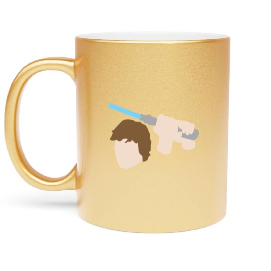 Luke Skywalker Lightsaber Metallic Mugs