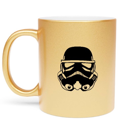 Stormtrooper Helmet Design Metallic Mugs