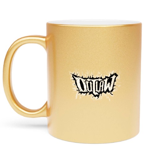 Outlaw lightning Metallic Mugs