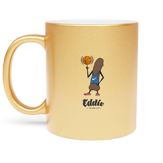 Eddie Funky Dick Basketball Metallic Mugs