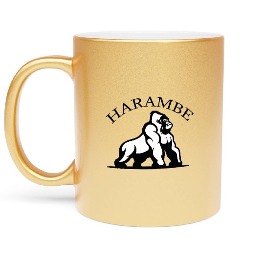 RIP Harambe Metallic Mugs