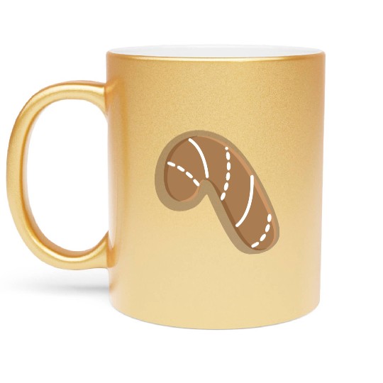 Gingerbread cookie Metallic Mugs